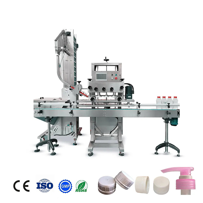 షాంపూ కోసం పూర్తి ఆటోమేటిక్ గ్లాస్ బాటిల్ క్యాపింగ్ మెషిన్