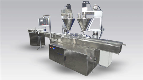 6-హెడ్ పూర్తి-ఆటోమేటిక్ కాఫీ మెషిన్ పౌడర్ నింపడం 